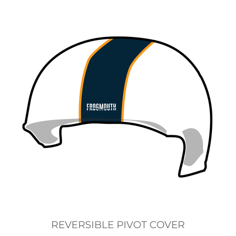 Natural State Roller Derby: Pivot Helmet Cover (White)