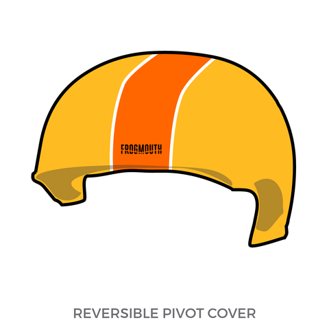 Seattle Derby Brats Stunflowers: Pivot Helmet Cover (Yellow)