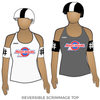 Seattle Derby Brats Mighty Rollers: Reversible Scrimmage Jersey (White Ash / Gray Ash)