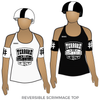 Terrorz Roller Derby: Reversible Scrimmage Jersey (White Ash / Black Ash)