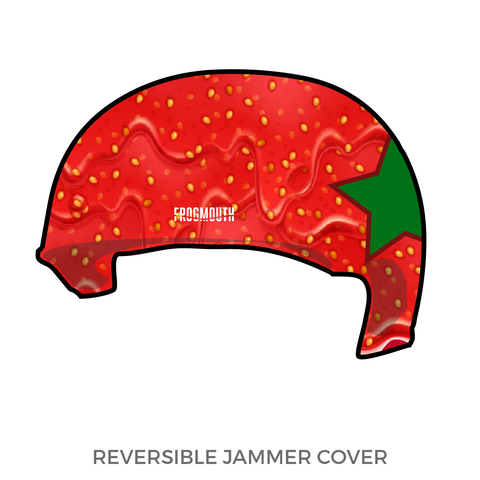 Strawberry City Roller Derby: Jammer Helmet Cover (Red)