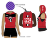 Ames Roller Derby Association Skunk River Riot: Uniform Sleeveless Hoodie