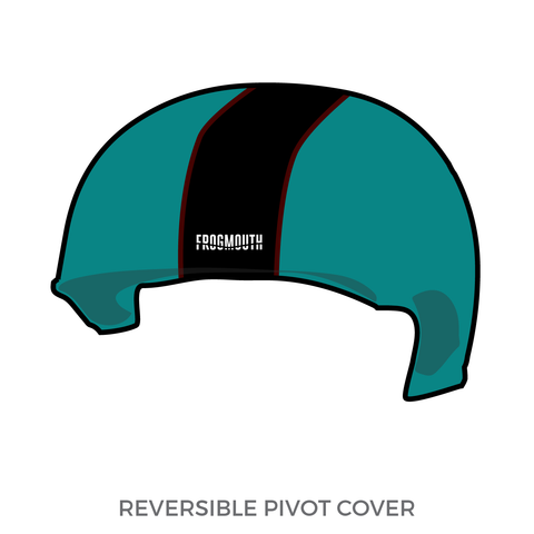 Bellingham Roller Betties Cog Blockers: Pivot Helmet Cover (Teal)