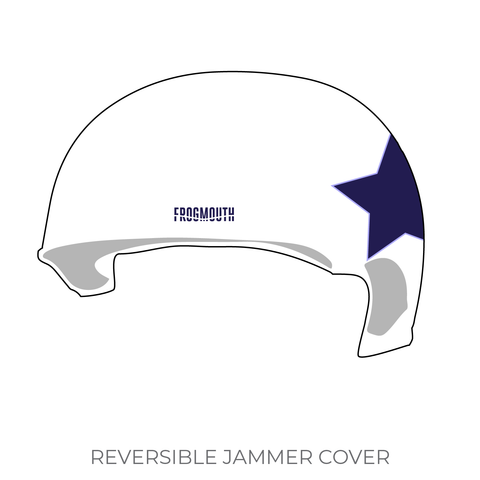 North Texas Roller Derby: Jammer Helmet Cover (White)