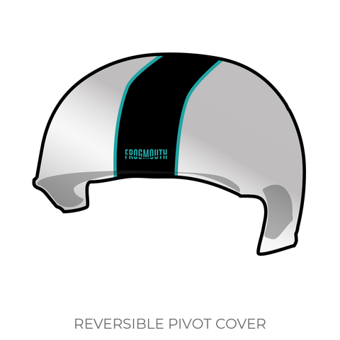 Rose City Rollers Wreckers: Pivot Helmet Cover (White)