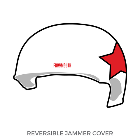 Cherry City Roller Derby: Jammer Helmet Cover (White)