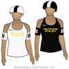 Yellow Rose Derby Girls Allstars: Reversible Scrimmage Jersey (White Ash / Black Ash)