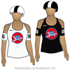 Montreal Roller Derby Sexpos: Reversible Scrimmage Jersey (White Ash / Black Ash)