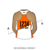 Convict City Rollers: Reversible Uniform Jersey (OrangeR/WhiteR)