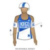 Boston Roller Derby Cosmonaughties: Reversible Uniform Jersey (WhiteR/BlueR)