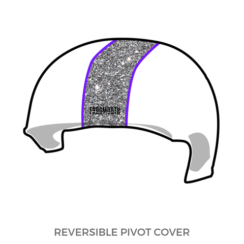Dallas Derby Devils Haughties: Pivot Helmet Cover (White)