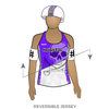 Dallas Derby Devils Haughties: Reversible Uniform Jersey (WhiteR/PurpleR)