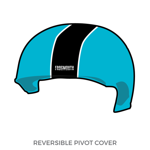 Rose City Rollers Rose Petals Skaters of Doom: Pivot Helmet Cover (Blue)