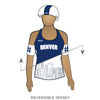 Denver Roller Derby Standbys: Reversible Uniform Jersey (WhiteR/BlueR)