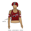 Idaho Rebel Rollers Renegades: Uniform Jersey (Red)