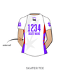 Tilted Thunder Roller Derby B Team: Uniform Jersey (White)