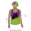 Roller Derby Lausanne Rolling Furies: Reversible Uniform Jersey (GreenR/PurpleR)