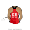 Wasatch Roller Derby Hot Wheelers: Uniform Jersey (Red)