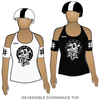 Durango Roller Girls: Reversible Scrimmage Jersey (White Ash / Black Ash)