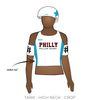 Philly Roller Derby Juniors: Uniform Jersey (White)