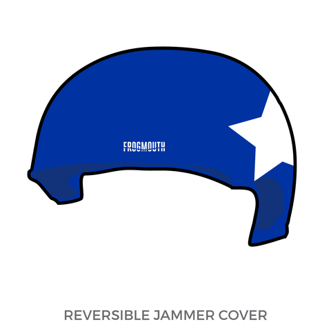 Victorian Roller Derby League: Jammer Helmet Cover (Blue)