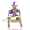 Mad Mayhem Junior Roller Derby: Uniform Jersey (White)