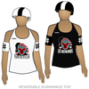 Alamo City Roller Girls Las Luchadoras: Reversible Scrimmage Jersey (White Ash / Black Ash)