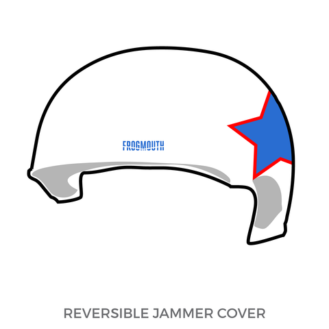 Seattle Derby Brats Mighty Rollers: Jammer Helmet Cover (White)
