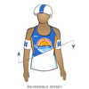 South Coast Roller Derby: Reversible Uniform Jersey (WhiteR/BlueR)