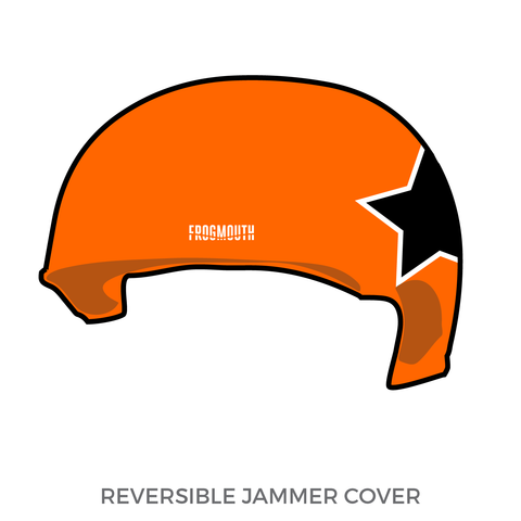 Tallahassee Roller Derby: Jammer Helmet Cover (Orange)