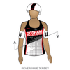 Gotham Roller Derby: Reversible Uniform Jersey (WhiteR/BlackR)
