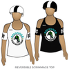 Savannah Junior Roller Derby: Reversible Scrimmage Jersey (White Ash / Black Ash)