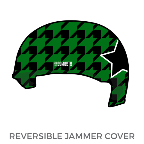Capital City Roller Girls 8 Wheeled Mafia: 2018 Jammer Helmet Cover (Green)