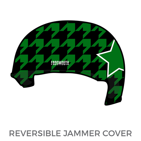 Capital City Roller Girls 8 Wheeled Mafia: 2018 Jammer Helmet Cover (Black)