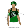 Capital City Roller Girls 8 Wheeled Mafia: Reversible Uniform Jersey (BlackR/GreenR)