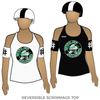 Capital City Roller Girls 8 Wheeled Mafia: Reversible Scrimmage Jersey (White Ash / Black Ash)