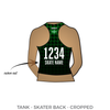 Capital City Roller Girls 8 Wheeled Mafia: Reversible Uniform Jersey (BlackR/GreenR)