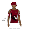 Wasatch Junior Rollers Wasatch A Salt: 2019 Uniform Jersey (Red)