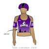 Lilac City Roller Derby Abominations: Reversible Uniform Jersey (PurpleR/WhiteR)