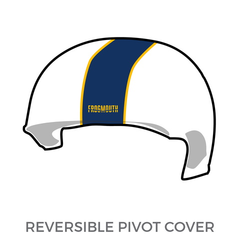 Acadiana Roller Derby: Pivot Helmet Cover (White)