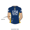 Acadiana Roller Derby: Reversible Uniform Jersey (BlueR/WhiteR)