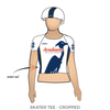 Acadiana Roller Derby: Reversible Uniform Jersey (BlueR/WhiteR)