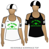 Alamo City Roller Girls: Reversible Scrimmage Jersey (White Ash / Black Ash)