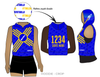 Alamogordo Roller Derby: Uniform Sleeveless Hoodie
