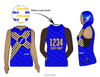 Alamogordo Roller Derby: Uniform Sleeveless Hoodie