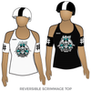 Albany Roller Derby: Reversible Scrimmage Jersey (White Ash / Black Ash)