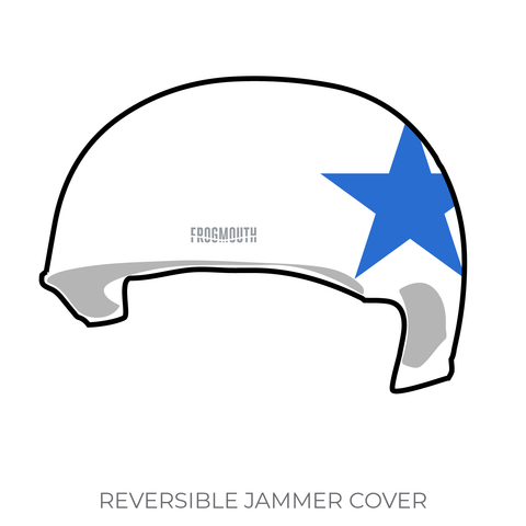 Albany All Stars Roller Derby: Jammer Helmet Cover (White)