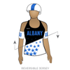 Albany All Stars Roller Derby: Reversible Uniform Jersey (BlackR/WhiteR)