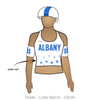 Albany All Stars Roller Derby: Uniform Jersey (White)