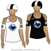 Albany All Stars Roller Derby: Reversible Scrimmage Jersey (White Ash / Black Ash)